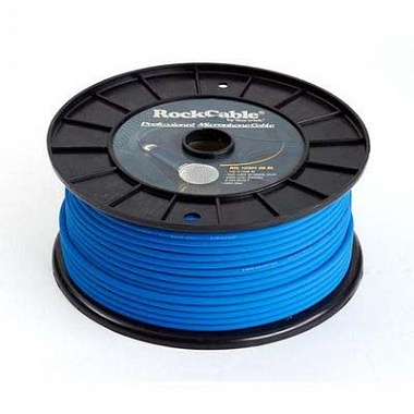 Rockcable RCL10301 D6 BL,кабель микрофонный 6 мм, синий