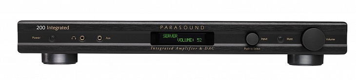 Parasound 200 Integrated, интегральный стерео усилитель серии Classic, черный